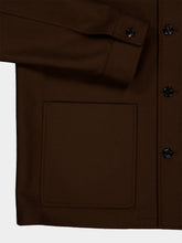 Valentino Garavani Brown Wool Jacket with VGold Detail