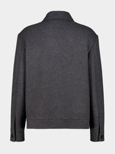 Valentino Garavani Dark Grey Wool Cashmere Jacket
