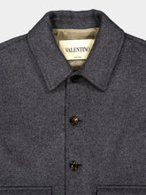 Valentino Garavani Dark Grey Wool Cashmere Jacket