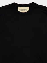 Valentino Garavani Black Virgin Wool Crew Neck Jumper
