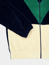 Valentino Garavani Blue and Green Zip-Up Sweatshirt