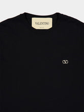 Valentino Garavani Black Cotton Regular Fit T-Shirt
