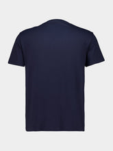 Valentino Garavani Navy Vlogo Cotton Crewneck T-Shirt