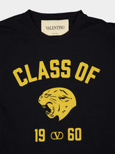 Valentino Garavani Black and Yellow Class of 1960 T-Shirt
