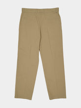 Valentino Garavani Beige Cotton Gabardine Chino Trousers