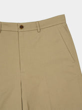 Valentino Garavani Beige Cotton Gabardine Bermuda Shorts