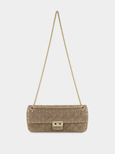 Valentino Garavani Grey Rockstud Spike Medium Suede Shoulder Bag
