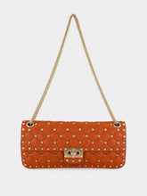 Valentino Garavani Papavero Rockstud Spike Quilted Shoulder Bag
