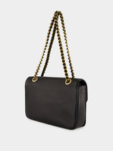 Valentino Garavani Black Djuna Medium Nappa Leather Chain Bag