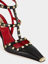 Valentino Garavani Black Studdy Kidskin 100 Pumps