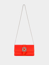 Manolo Blahnik Capri Red Jewel Clutch