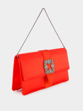 Manolo Blahnik Capri Red Jewel Clutch