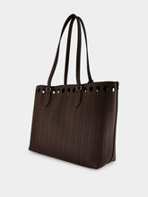Valentino Garavani Brown Dottie Medium Shopping Bag