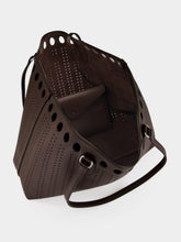 Valentino Garavani Brown Dottie Medium Shopping Bag