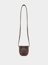 Valentino Garavani Dark Brown Perforated Leather Mini Bag
