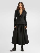 Dolce & Gabbana Black Fitted Wool Single-Breasted Jacket
