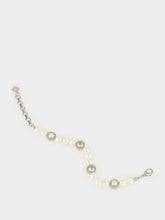 Casablanca Silver and White Sci-Fi Pearl Bracelet