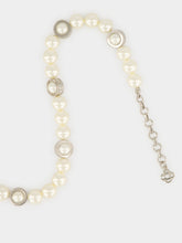 Casablanca Silver and White Sci-Fi Pearl Necklace