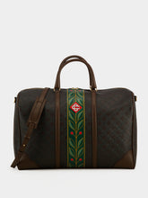 Casablanca Dark Brown Monogram Weekender Bag