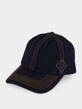 Casablanca Indigo Casablanca Tennis Club Denim Cap
