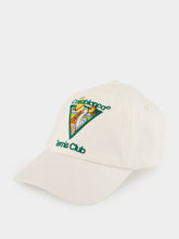 Casablanca White Pyramid Abduction Tennis Club Cap