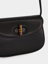 Gucci Black Leather Small Bamboo Shoulder Bag