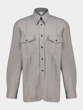 Bottega Veneta SHIRT COMPACT FLANNEL WOOL
