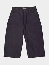 Balenciaga Raw Indigo Curved Jeans