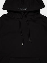 Balenciaga Black Sleeveless Hooded Sweatshirt