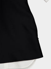 Balenciaga Black Hybrid Shirt Mini Dress
