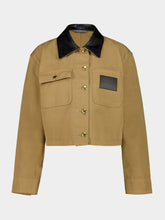 Balenciaga Beige Cropped Workwear Jacket