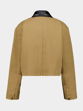 Balenciaga Beige Cropped Workwear Jacket