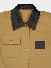 Balenciaga Beige Cropped Workwear Jacket
