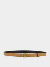 Gucci Black and Beige Reversible Leather Belt