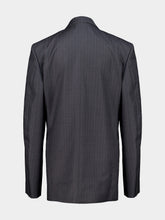 Gucci Dark Grey Pinstripe Wool Blazer