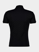 Gucci Black GG Technical Jersey Polo Shirt