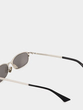 Saint Laurent Silver SL 934 MIA Oval Sunglasses