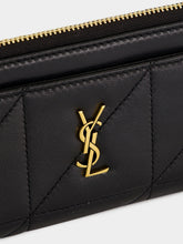 Saint Laurent Black Jamie Zip Card Case