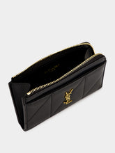 Saint Laurent Black Jamie Zip Card Case
