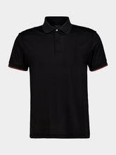 Gucci Black Silk Jersey Web Polo Shirt