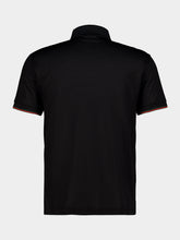Gucci Black Silk Jersey Web Polo Shirt