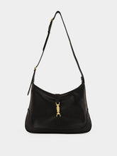 Gucci Black Leather Jackie 1961 Large Shoulder Bag