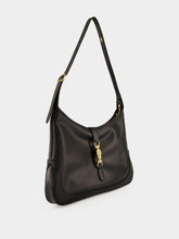 Gucci Black Leather Jackie 1961 Large Shoulder Bag