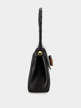 Gucci Black Bamboo Vendetta Medium Top Handle Bag