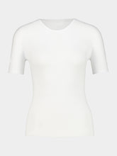 Gucci White Seamless Stretch Nylon Jersey T-Shirt