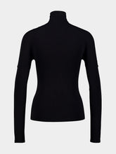 Gucci Black Seamless Stretch Nylon Jersey Top