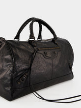 Balenciaga Le City Large Black Lambskin Boston Bag