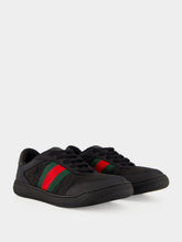 Gucci Black Padded Nylon Screener Sneakers