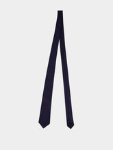 Gucci Navy Interlocking G Silk Jacquard Tie