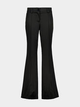 Gucci Black Stretch Duchesse Flared Trousers